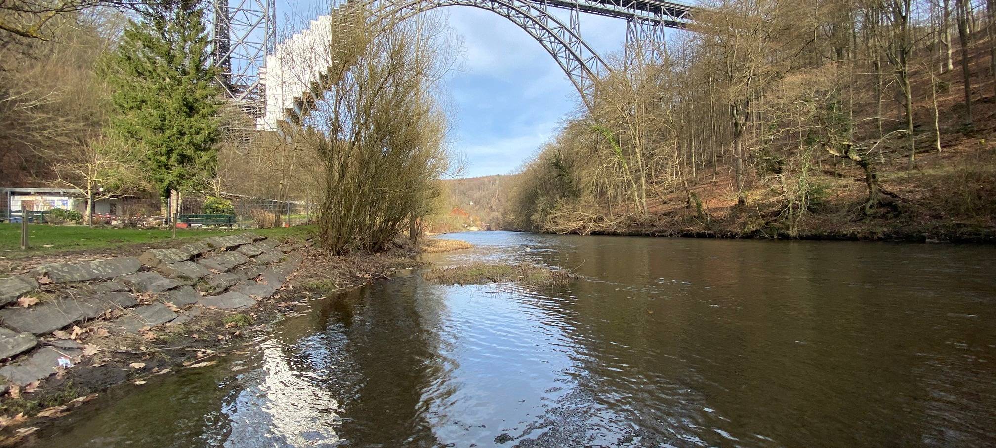 Suizidprävention in Müngsten: Lichtschranken in Betrieb