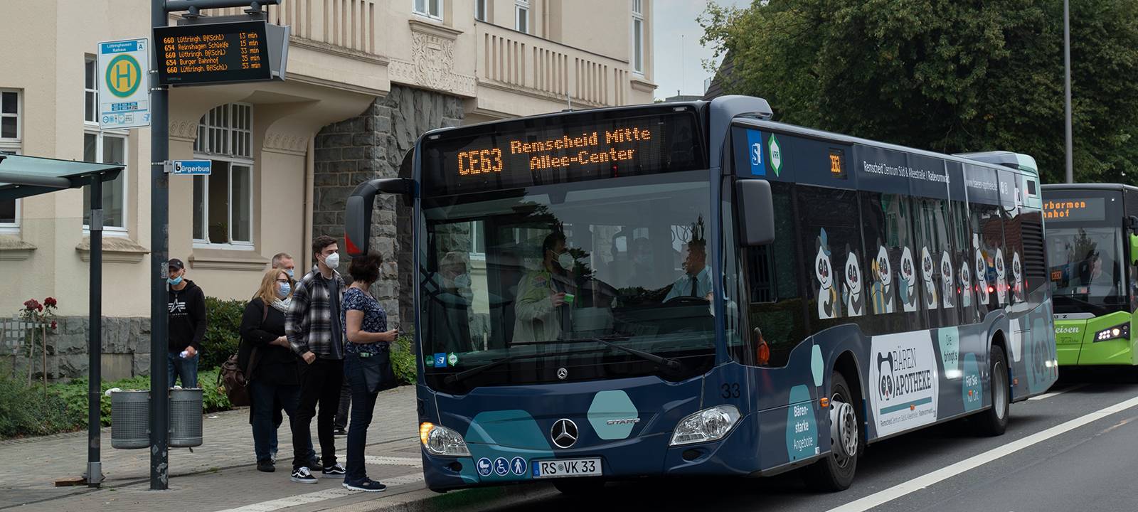 Solingen und Remscheid modernisieren ihre Busanzeigetafeln