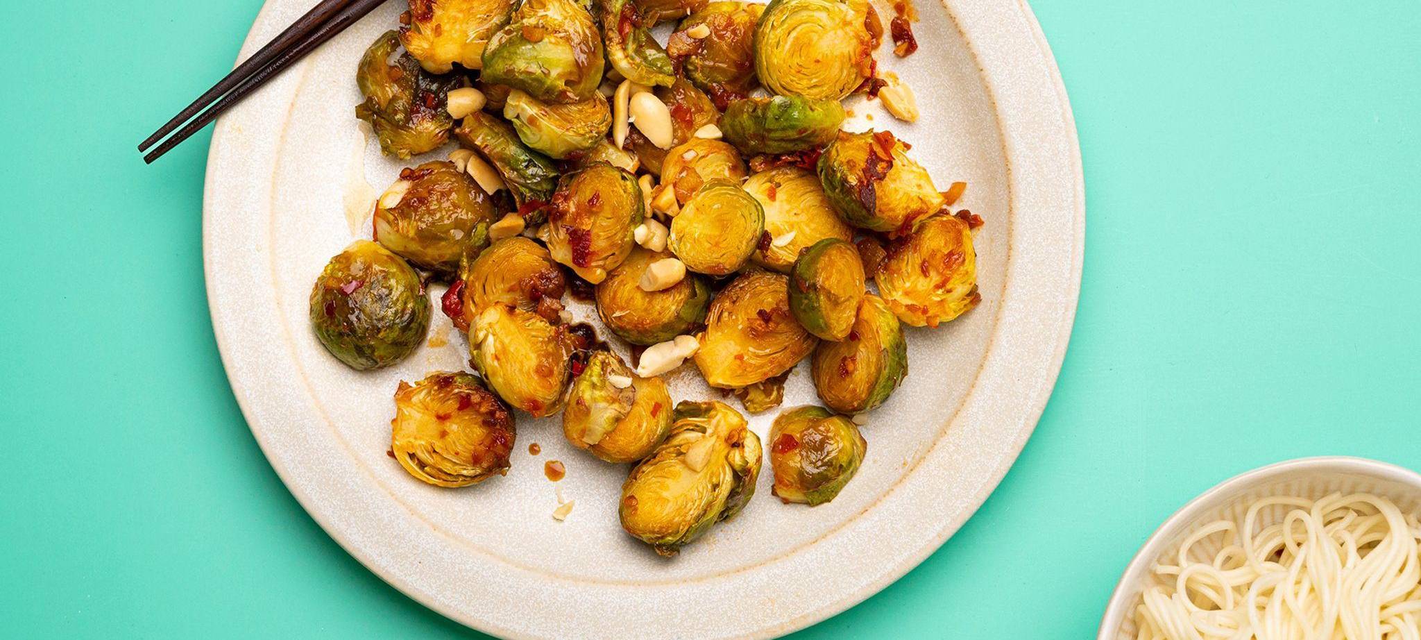 Spicy gerösteter Rosenkohl