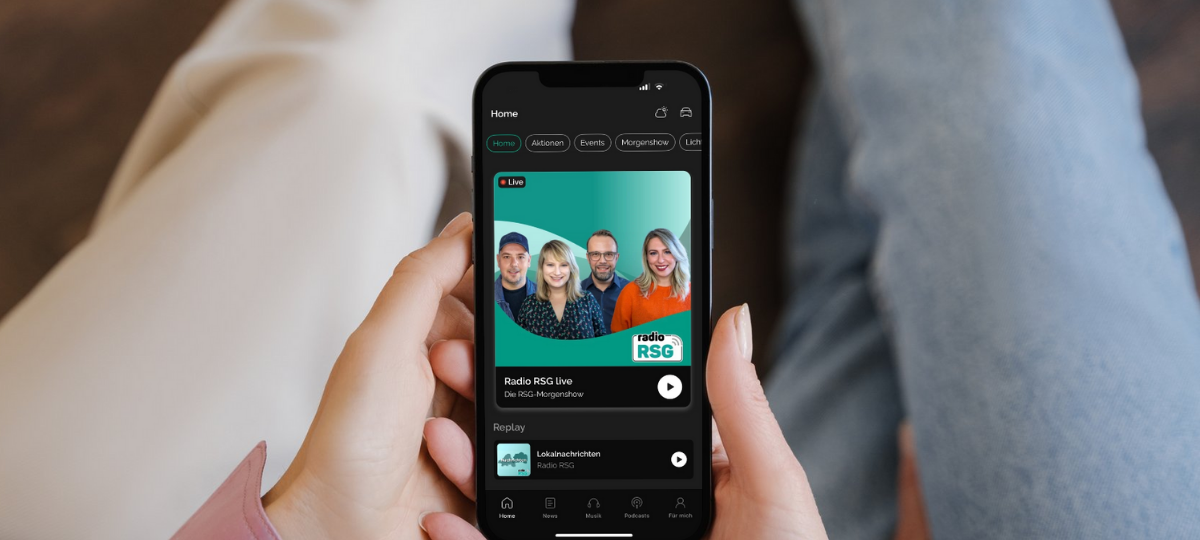 Die Radio RSG-App
