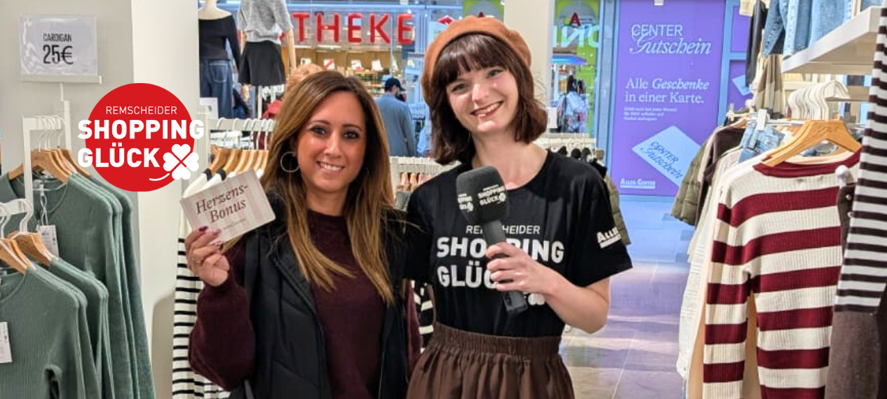 Wir zahlen deinen Einkauf im Allee-Center